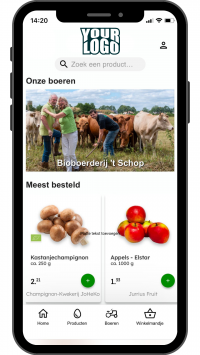 Whitelabel boodschappen web app Whitelabel boodschappen web app